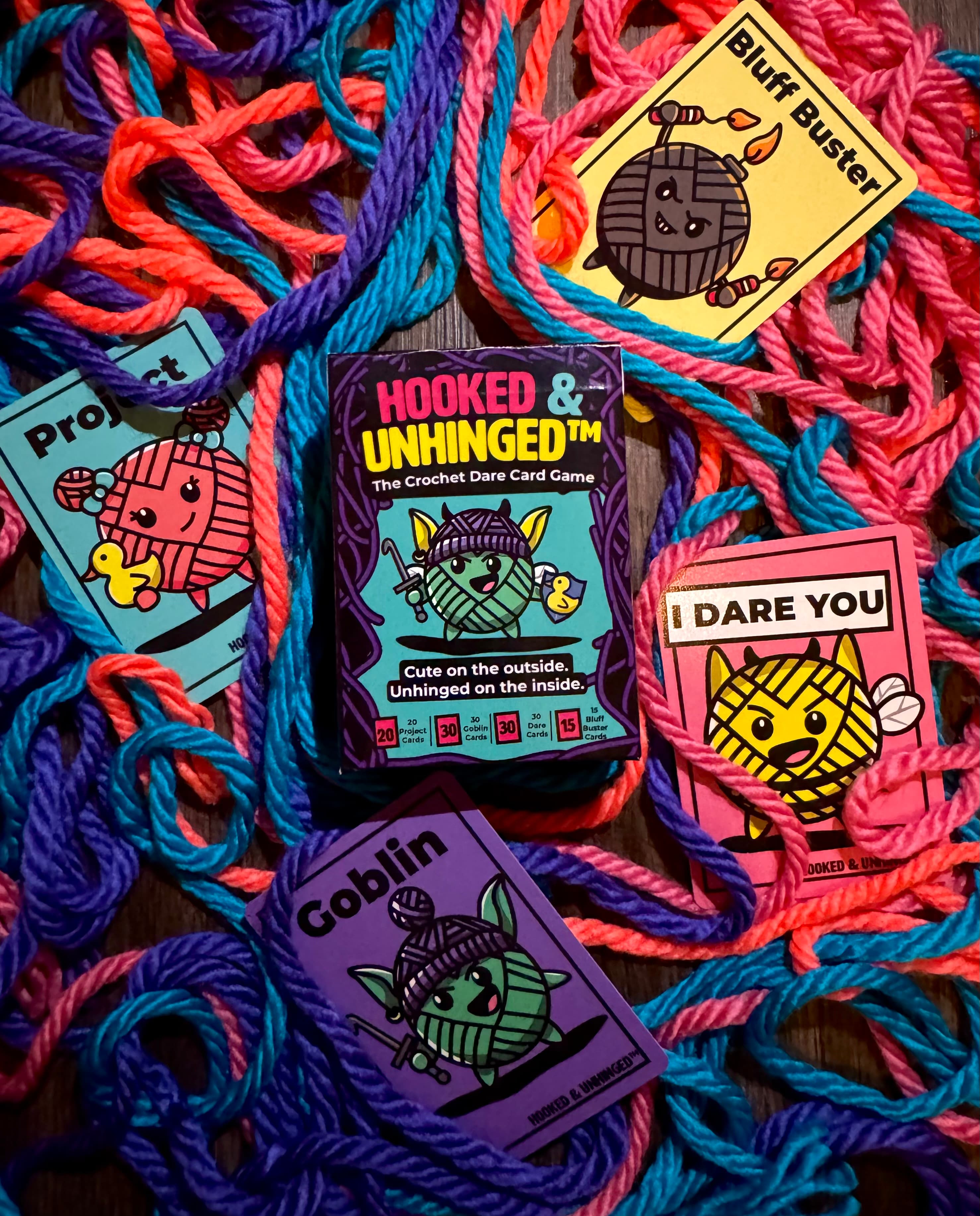 Hooked & Unhinged - Dare Card Game